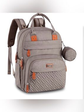 BabbleRoo Unisex Diaper Bag Khaki Color